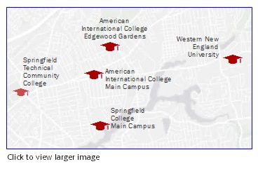 sample of colleges map