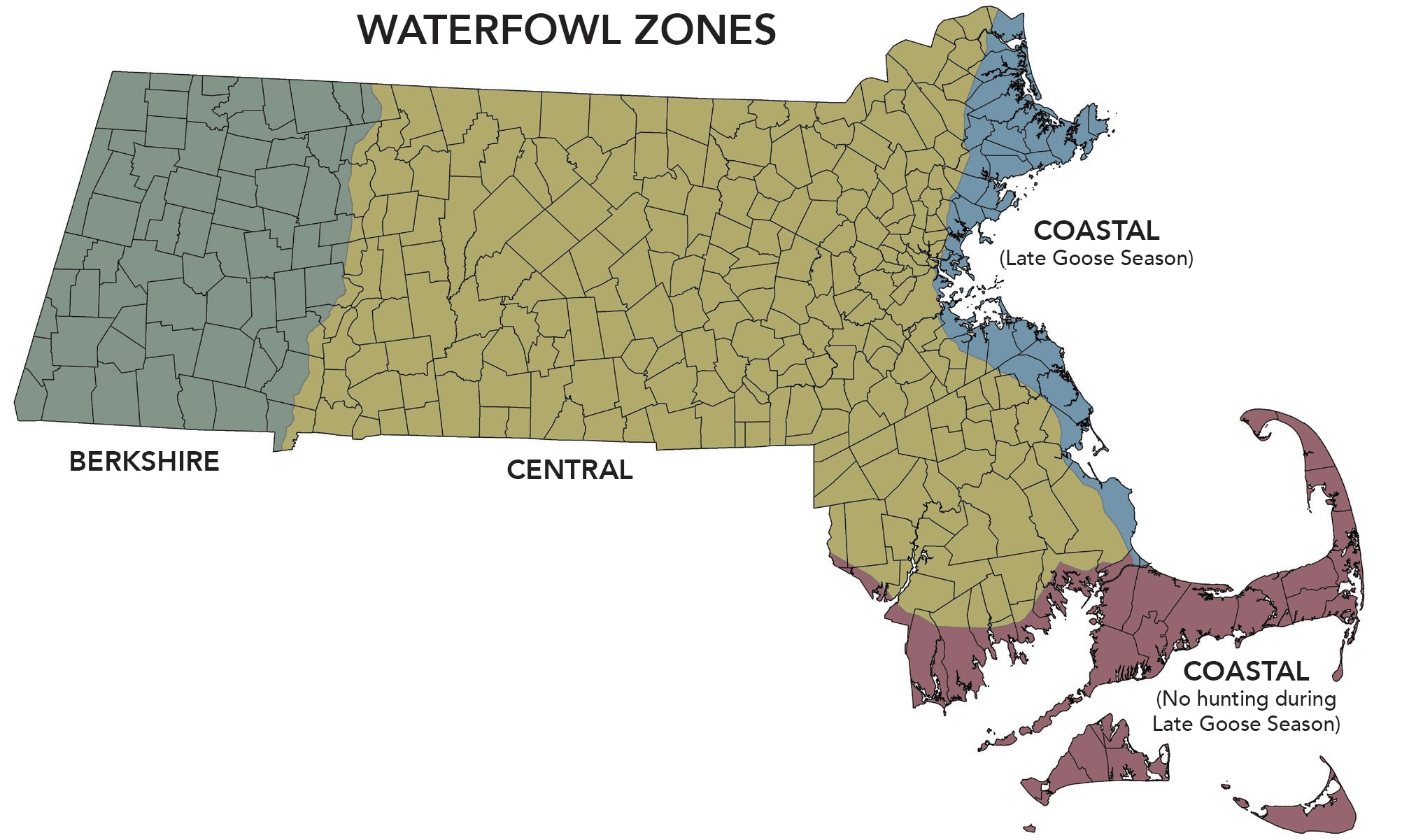 waterfowl zone map
