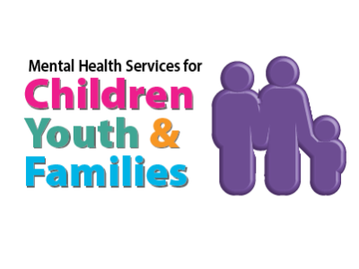 Colorful banner that says, Children, Youth, & Families