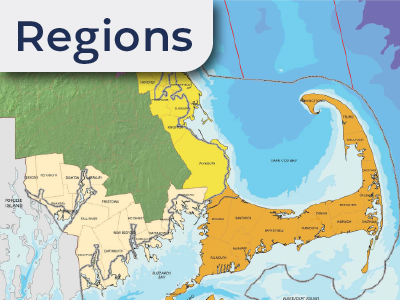 Massachusetts Coastal Watersheds Map, 45% OFF