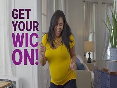 a pregnant mom dancing