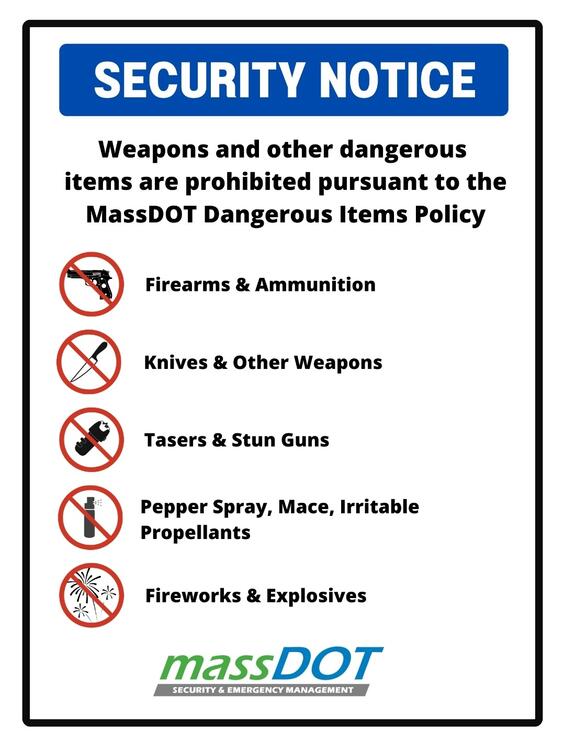 Security Policy for RMV Locations